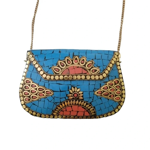 RAMLA Hand made crossbody purse - Picture 1 of 9